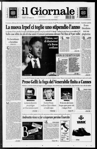 Il giornale : quotidiano del mattino